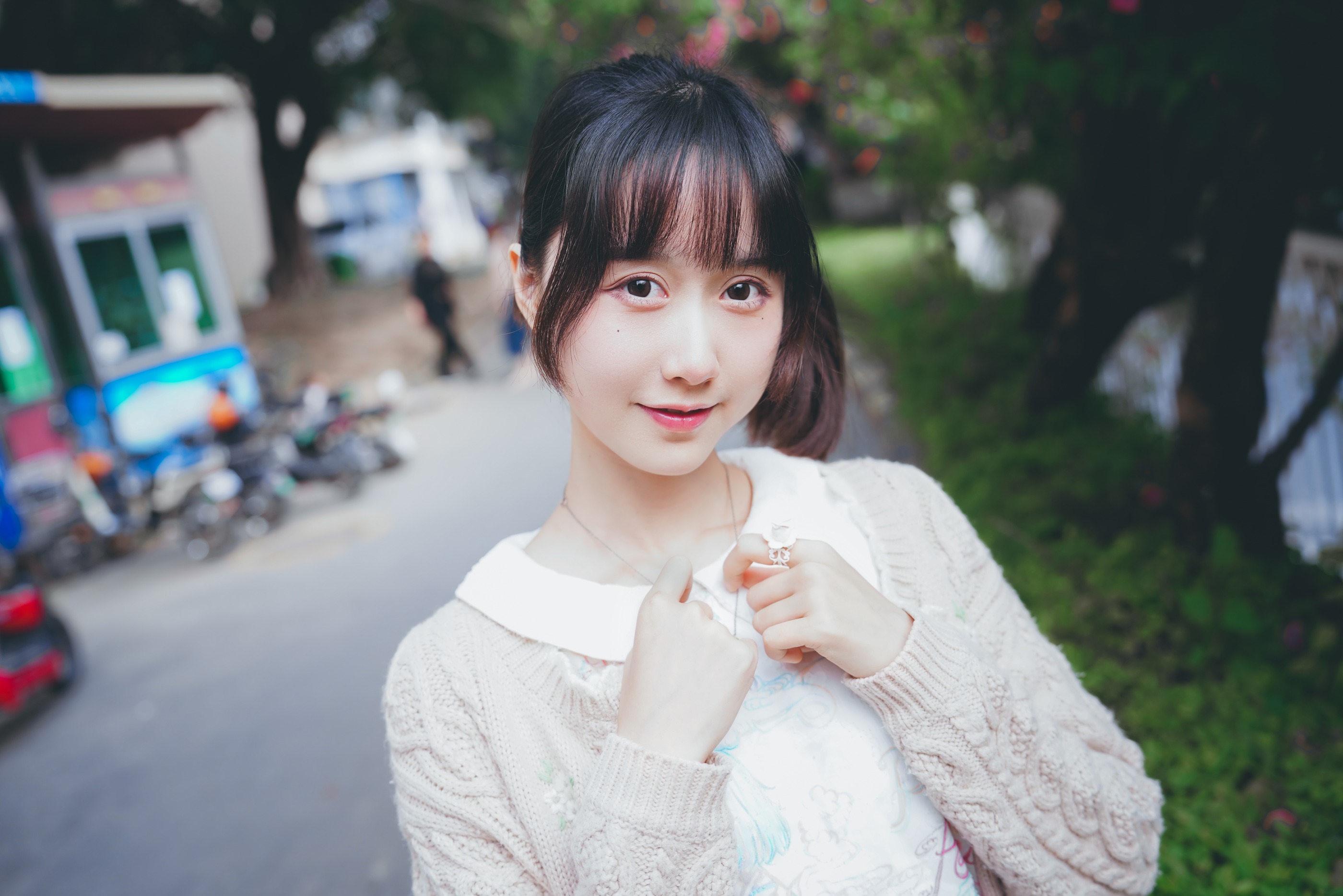 图片[1]-木棉棉 – NO.094 OwO 花与少女[29P]-XikXak